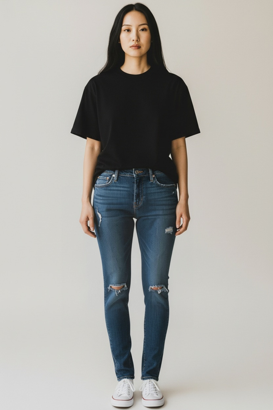 Abercrombie & Fitch Low-Rise Super Skinny Blue Jeans